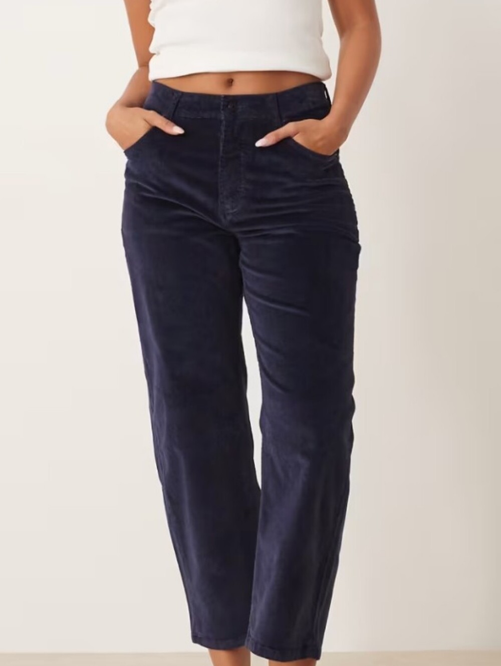 Free People Deep Trance Corduroy Boyfriend Jeans Size 26